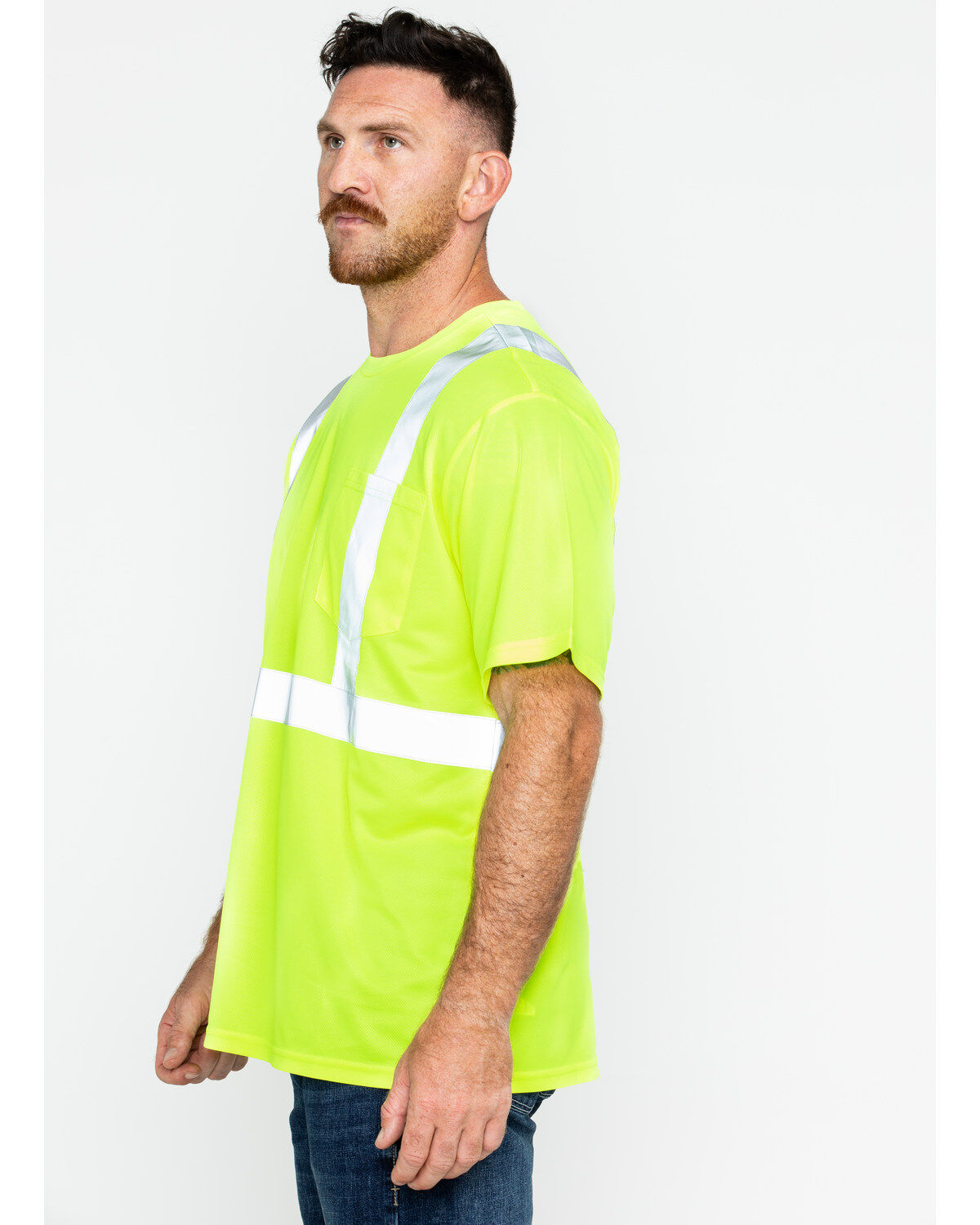 Hawx Men's Short Sleeve Reflective Work Tee - Big & Tall
