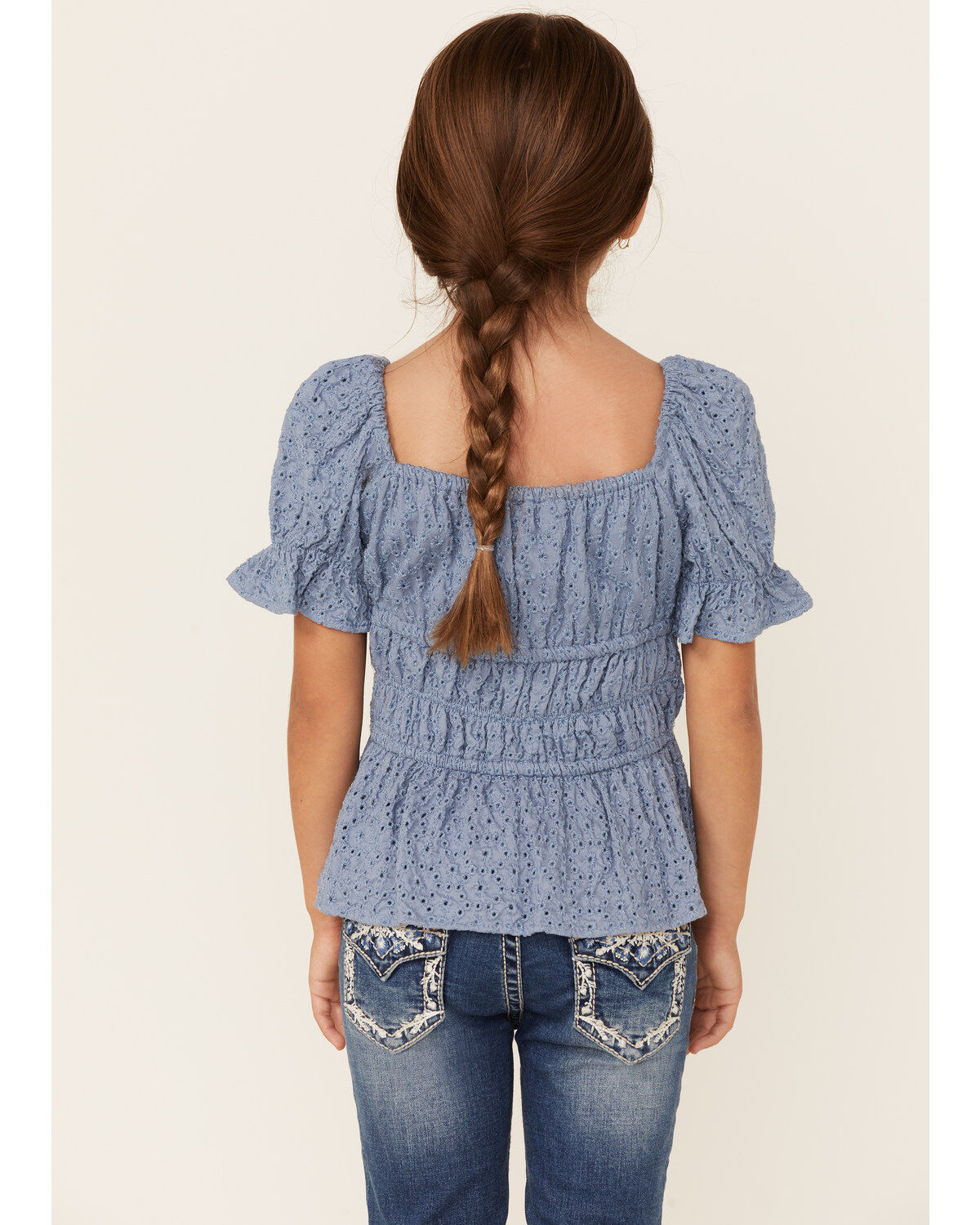 Shyanne Girls' Floral & Swirl Bootcut Jeans