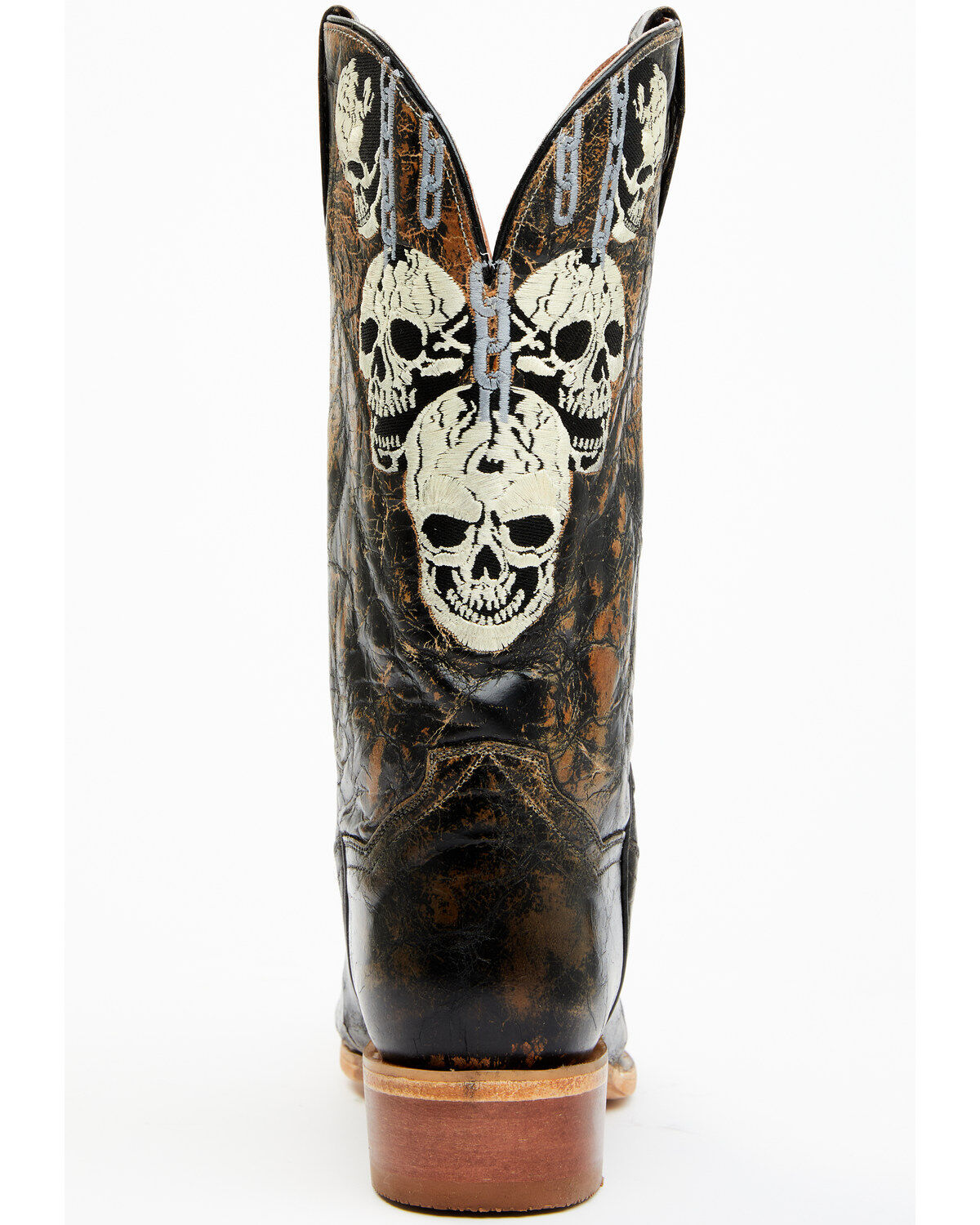 Dan Post Men's 13" Skull Face Tall Western Boot - Snip Toe