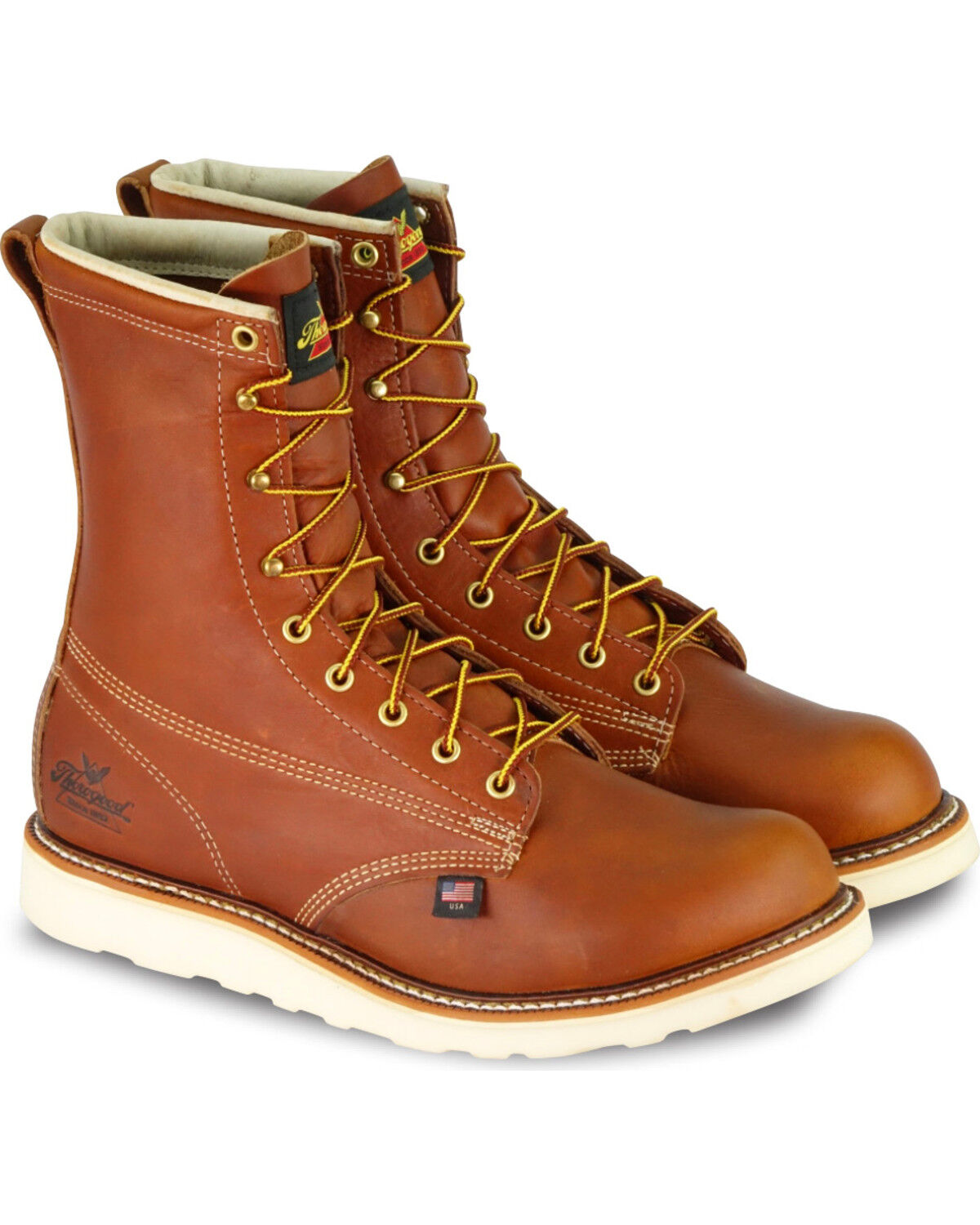 Thorogood Men's American Heritage USA Waterproof Wedge Sole Boots - Composite Toe