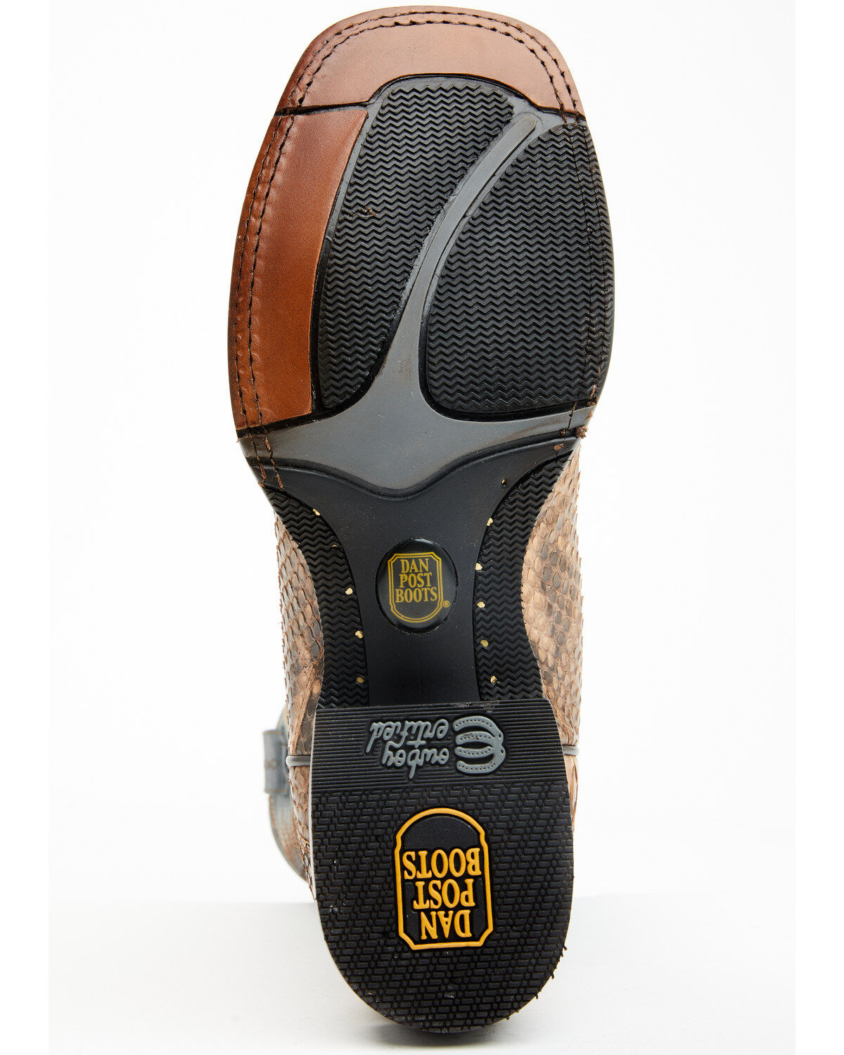 Dan Post Men's Templeton Exotic Snake Western Boots - Broad Square Toe