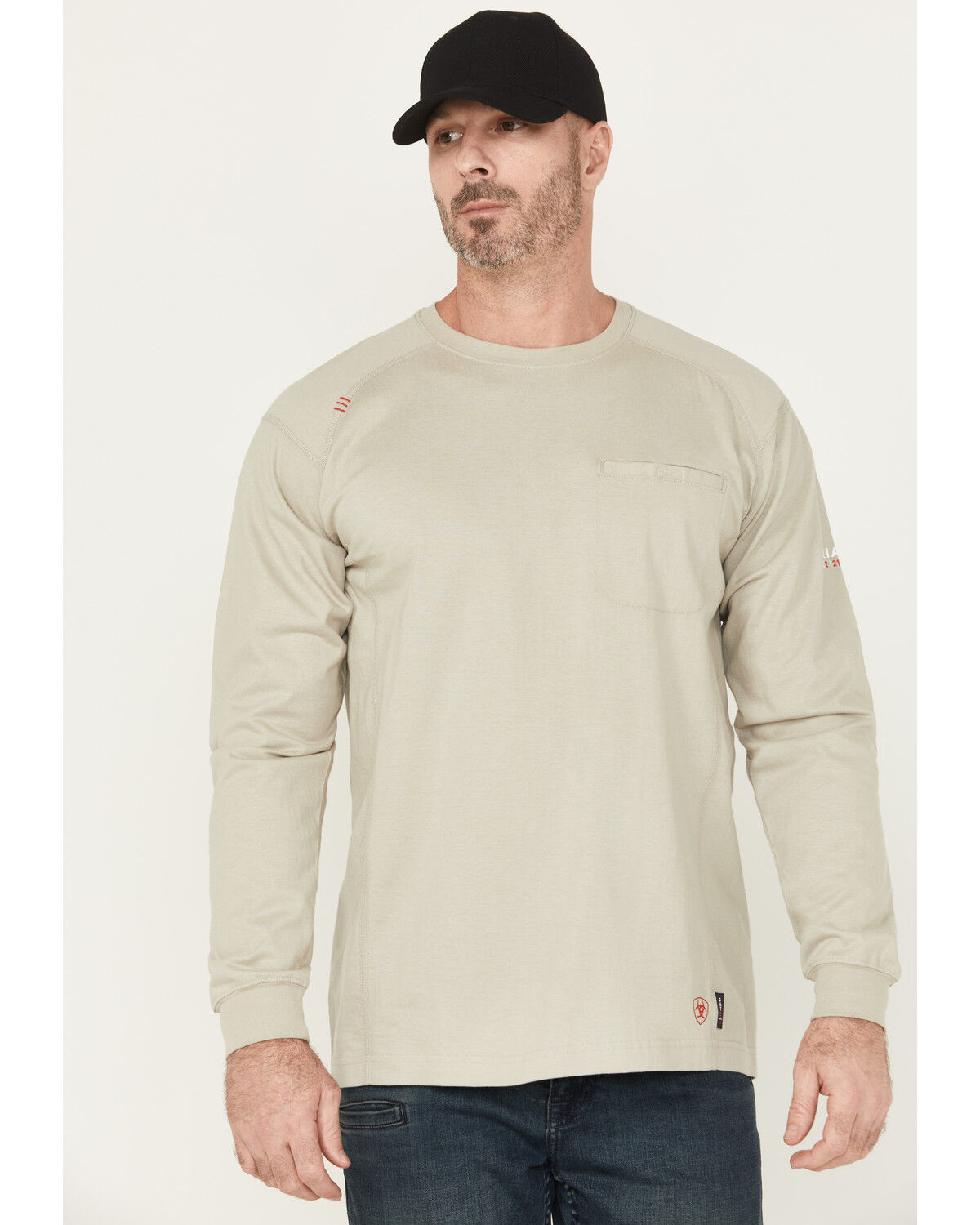 Ariat Men's FR Air USA Scream Long Sleeve Work T-Shirt - Big
