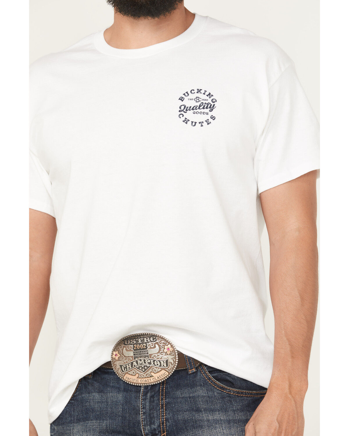 Bucking Chutes Men's Quality Short Sleeve Graphic T-Shirt