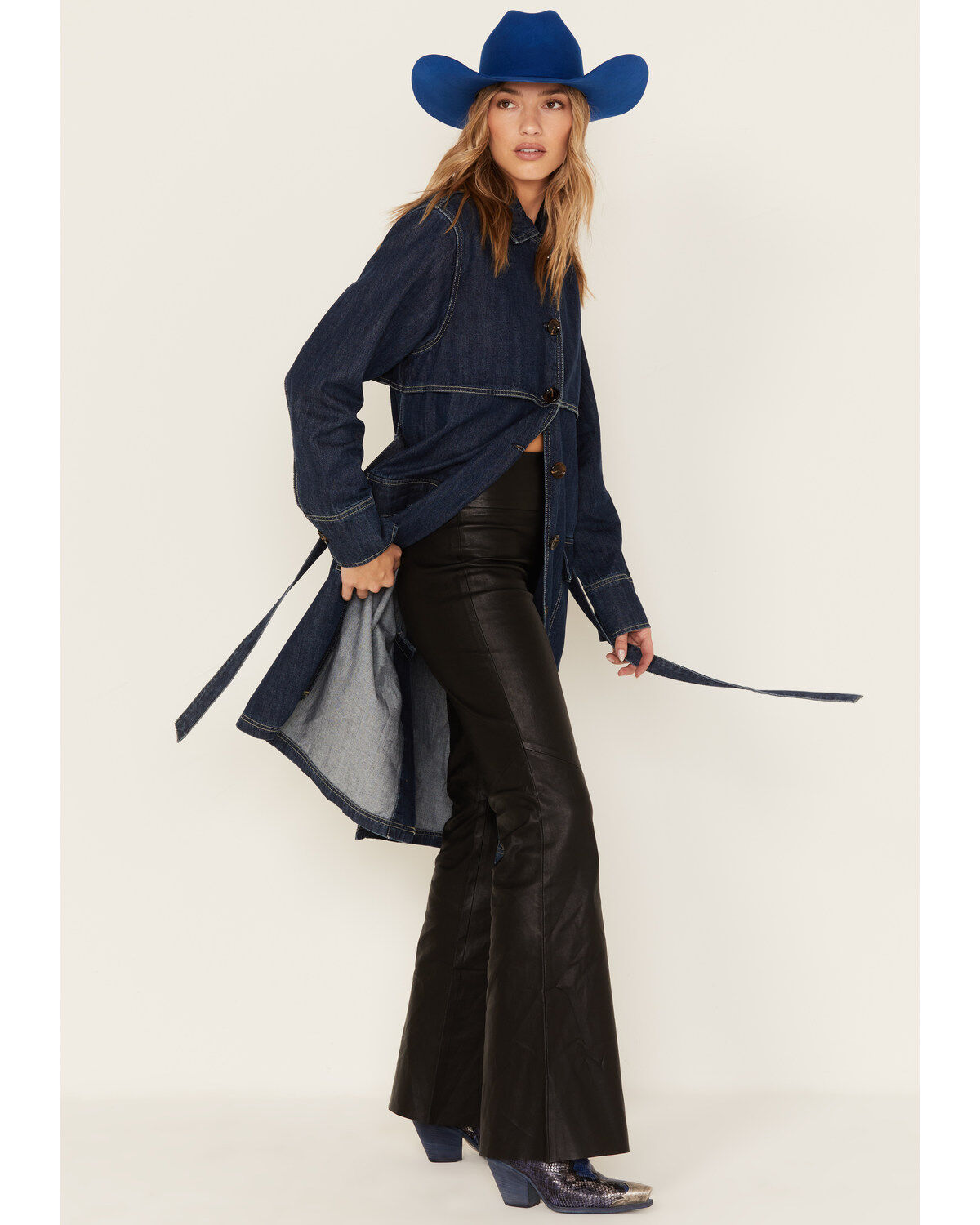 Unpublished Denim Women's Sukie Denim Duster Coat