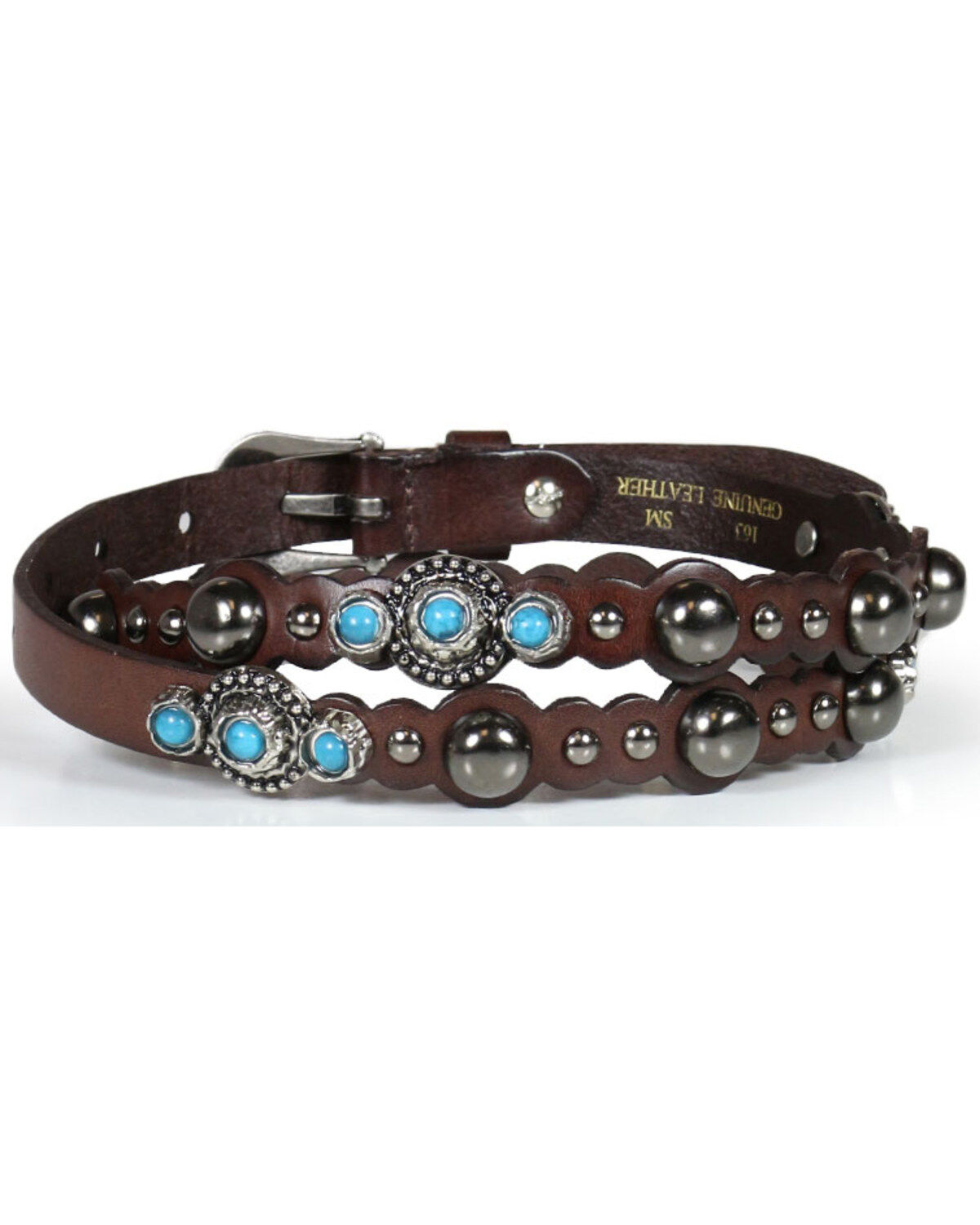 Shyanne® Women's Scallop & Stud Skinny Belt