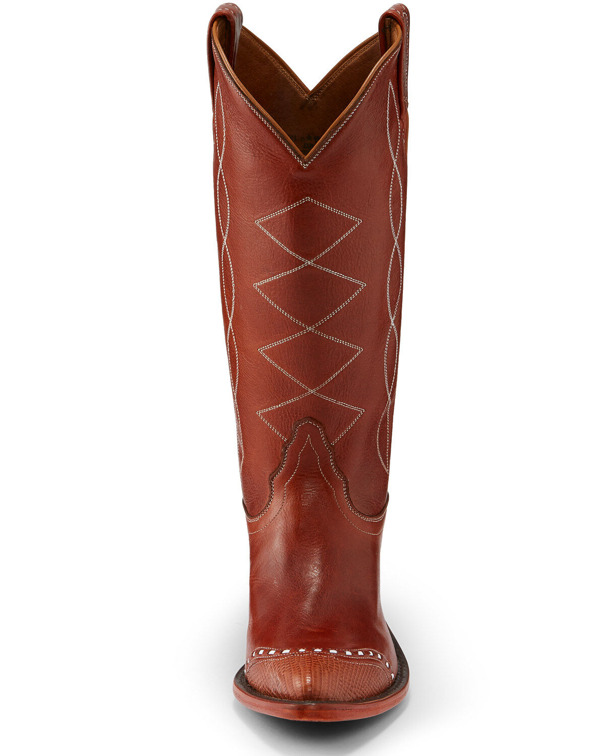 Tony Lama Women's Cognac Emilia Western Boots - Snip Toe