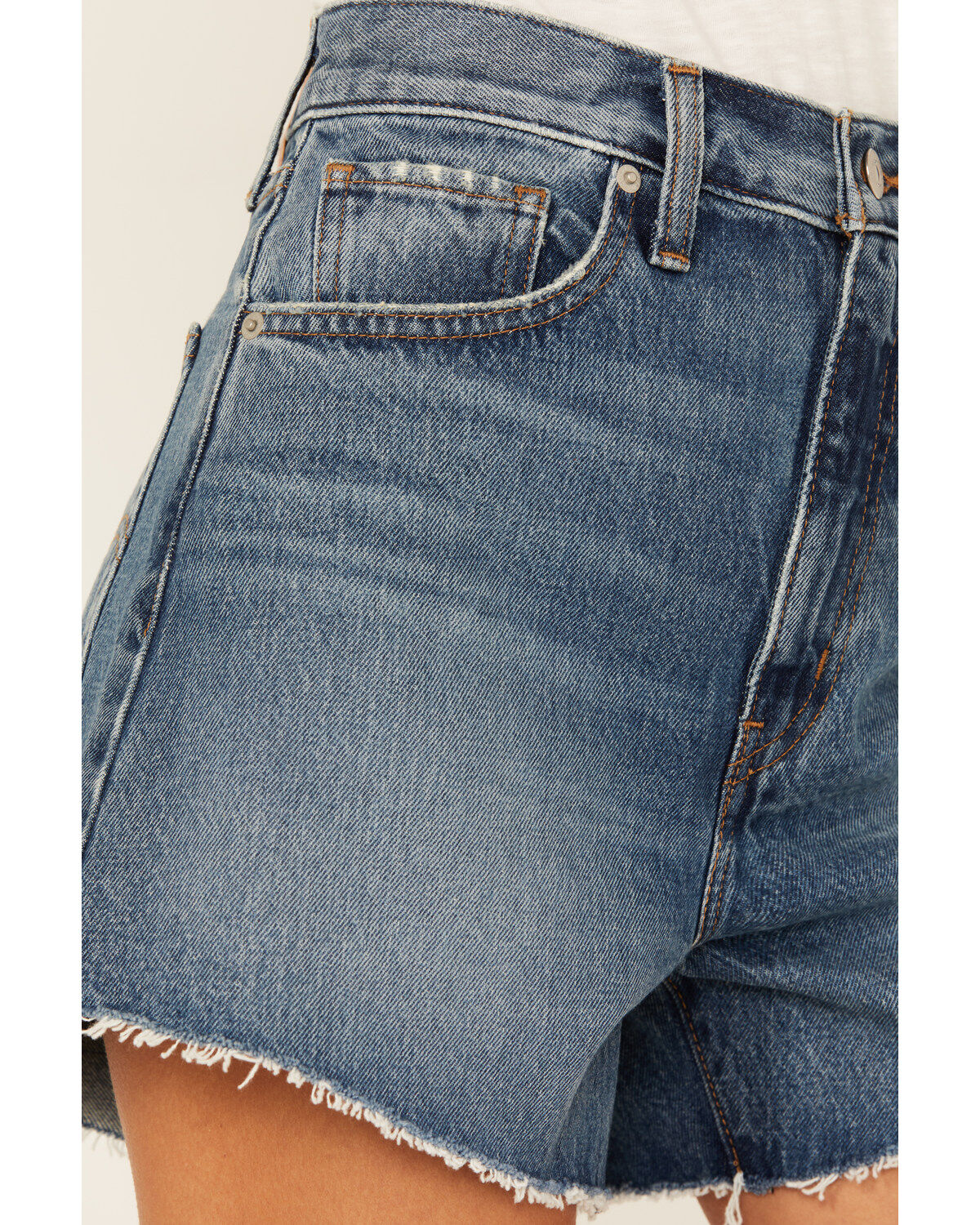 Levi's Women's Medium Wash Call It A Good Day High Waisted Mom Shorts