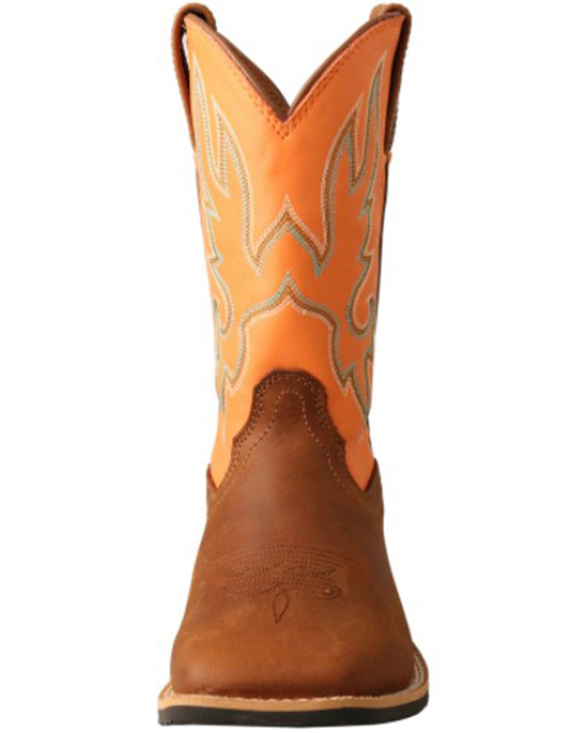Twisted X Boys' Top Hand Leather Western Boots - Broad Square Toe