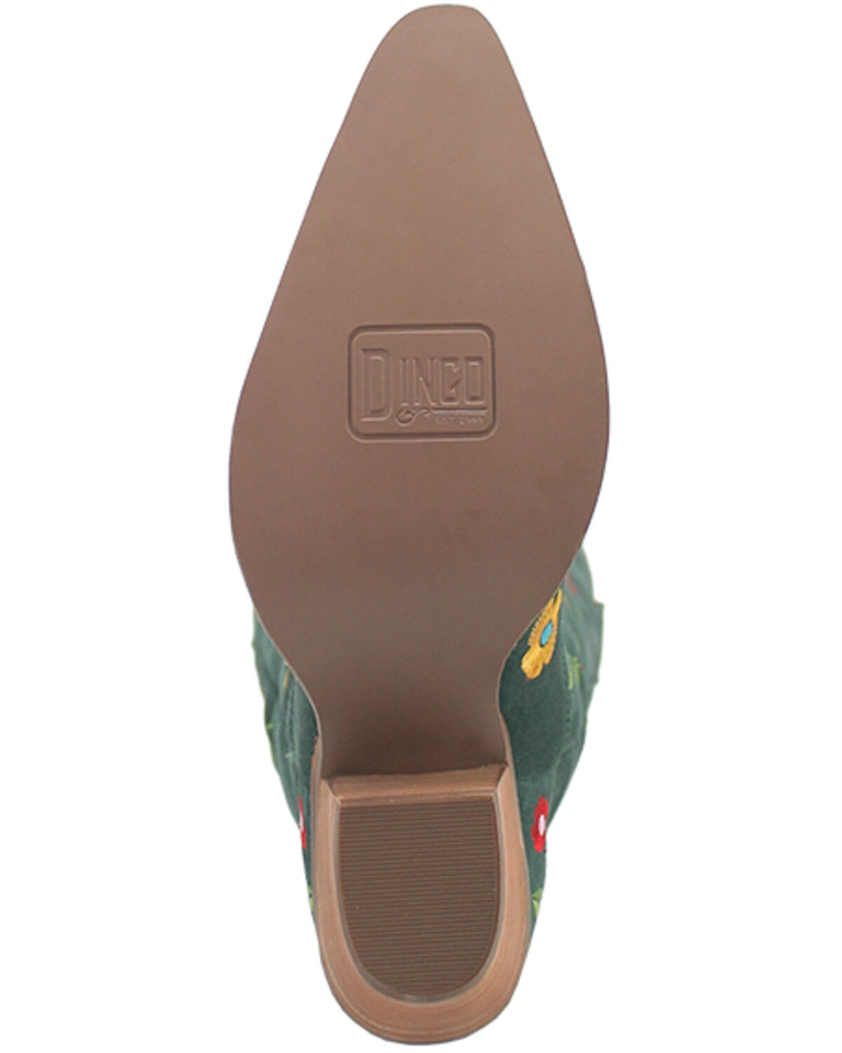 Dingo Women's Flower Power Suede Tall Western Boots - Snip Toe