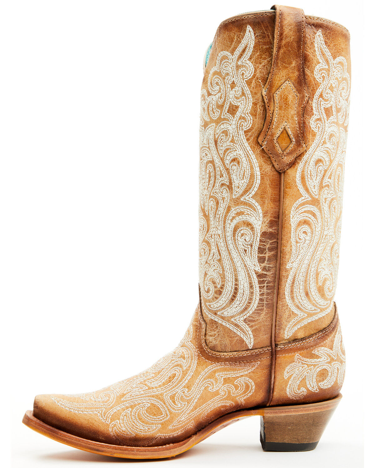 Corral Women's Crackled Western Boots - Snip Toe