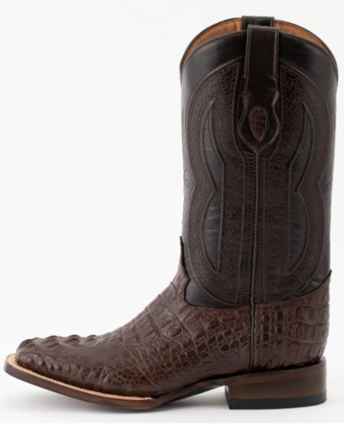 Ferrini Men's Exotic Caiman Western Boots - Broad Square Toe