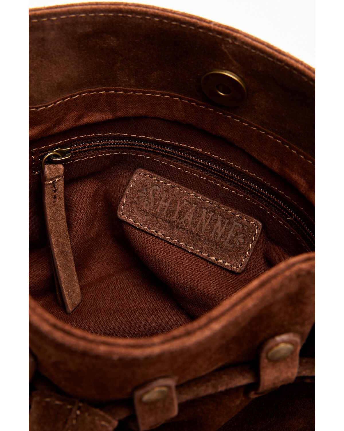 Shyanne Women's Aria Suede Bucket Crossbody Bag