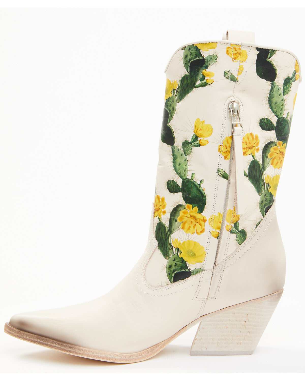 Golo Shoes Women's Cactus Graphic Western Boot - Round Toe