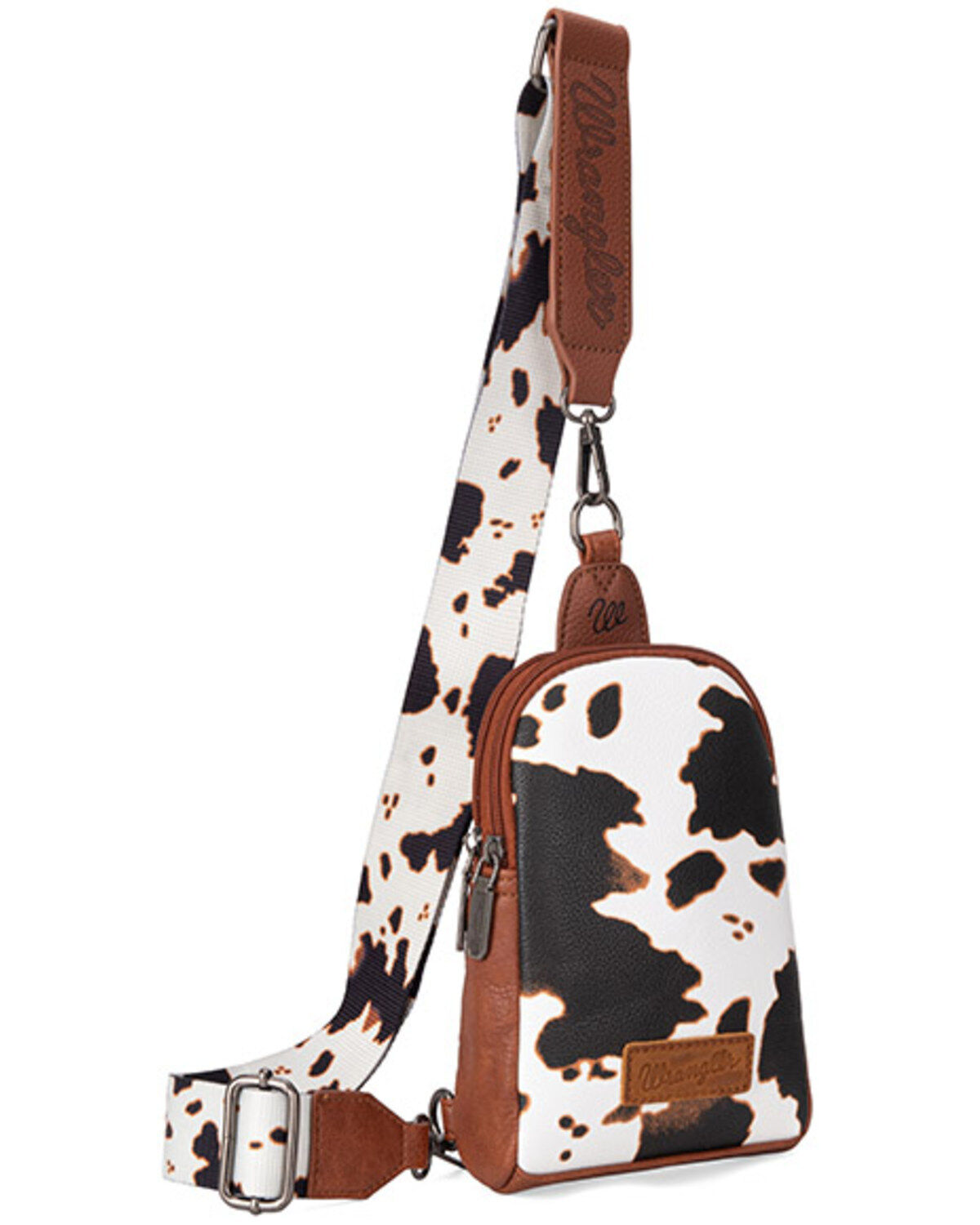 Wrangler Women's Cow Print Sling Bag