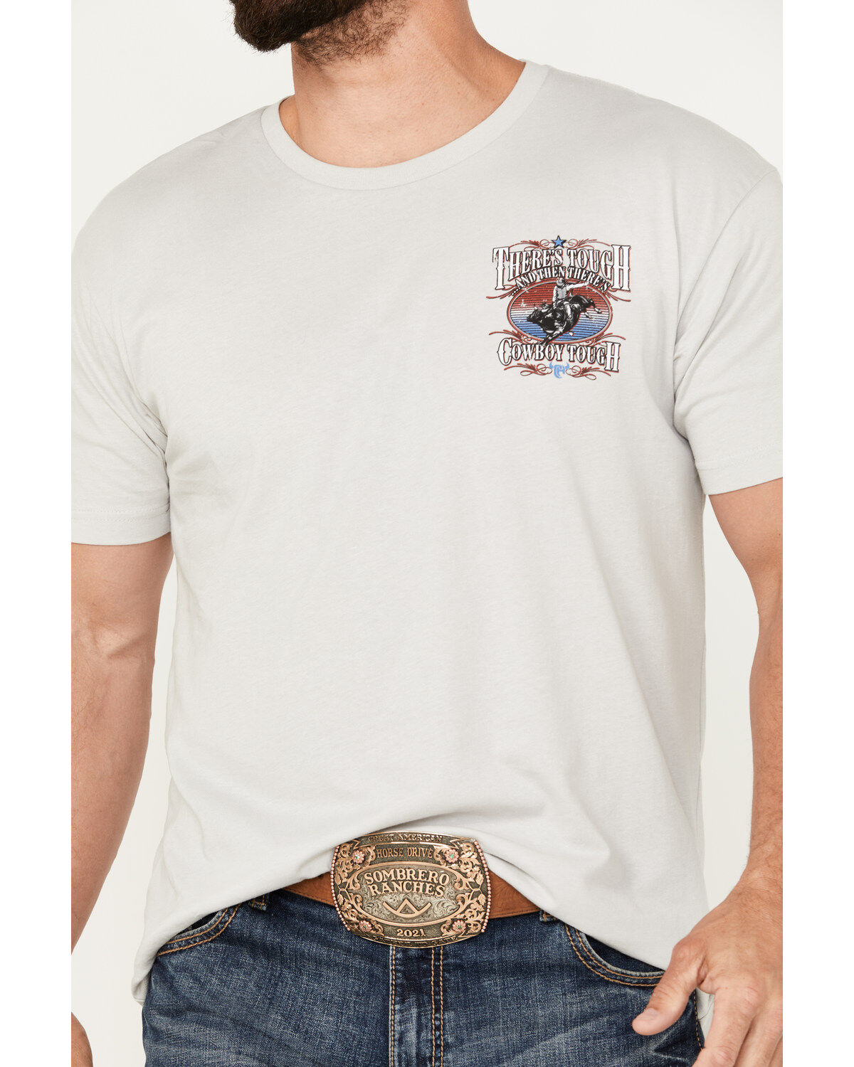Cowboy Hardware Men's There's Tough Short Sleeve Graphic T-Shirt