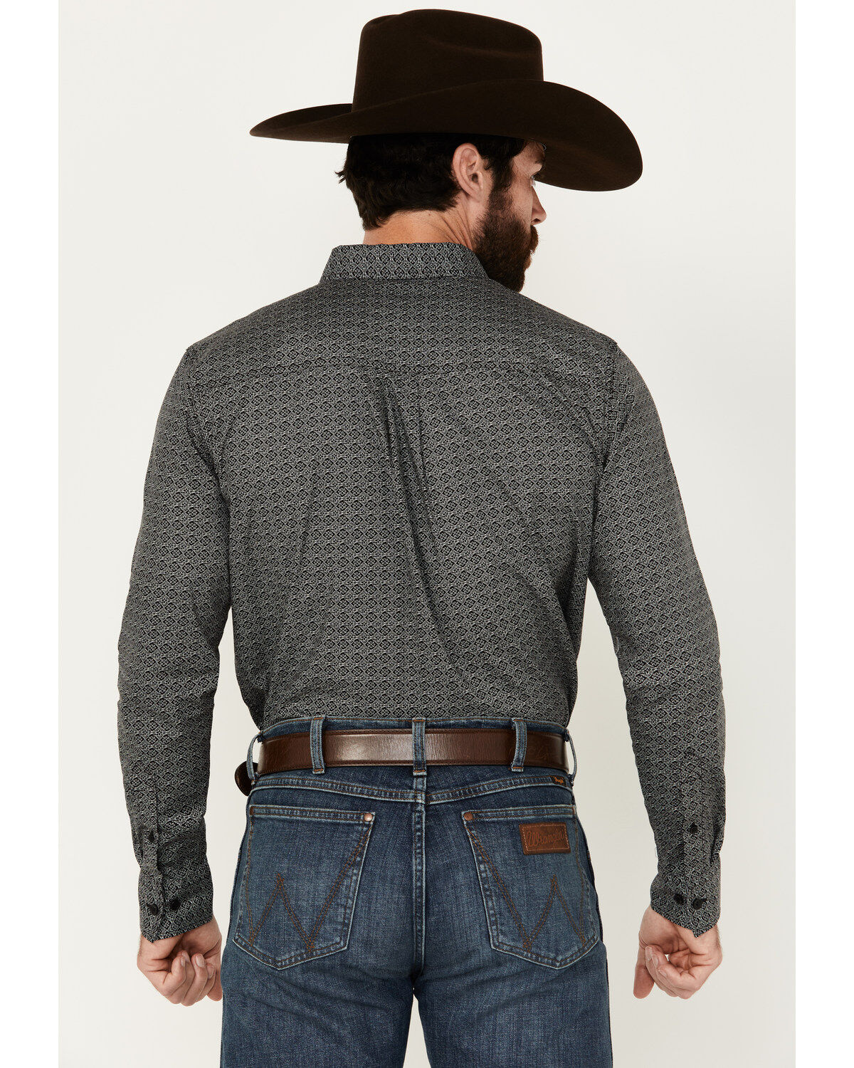 Cody James Men's Conquistador Medallion Print Long Sleeve Button-Down Shirt