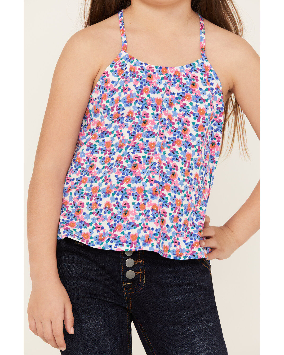 Molly Bracken Girls' Bow Tank Top