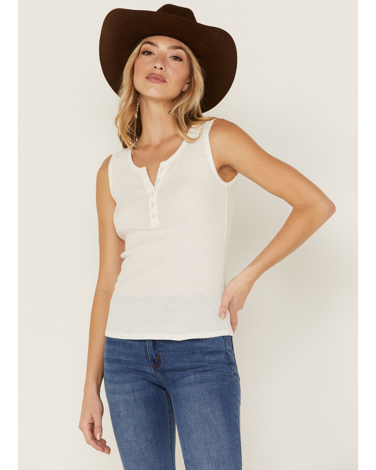 Idyllwind Women's Hillside Road Henley Tank