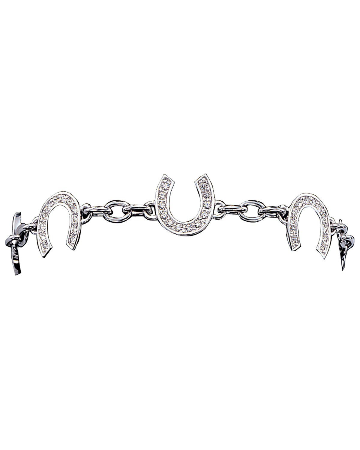 Montana Silversmiths Women's Rhinestone Horseshoe Bracelet