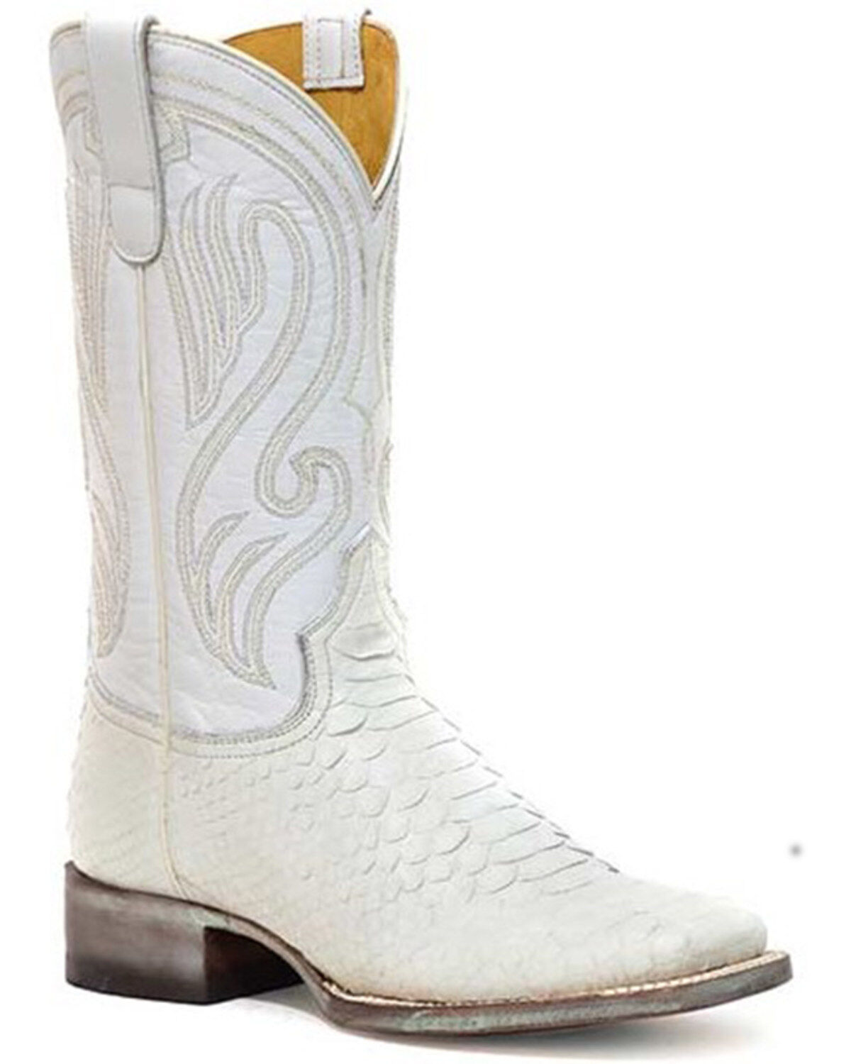 Roper Women's Oakley Python Backcut Exotic Western Fashion Boots - Square Toe