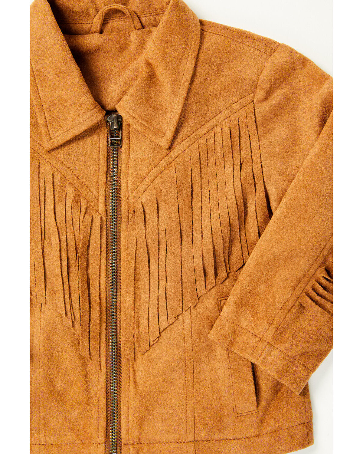 Fonria Toddler Girls' Solid Fringe Jacket