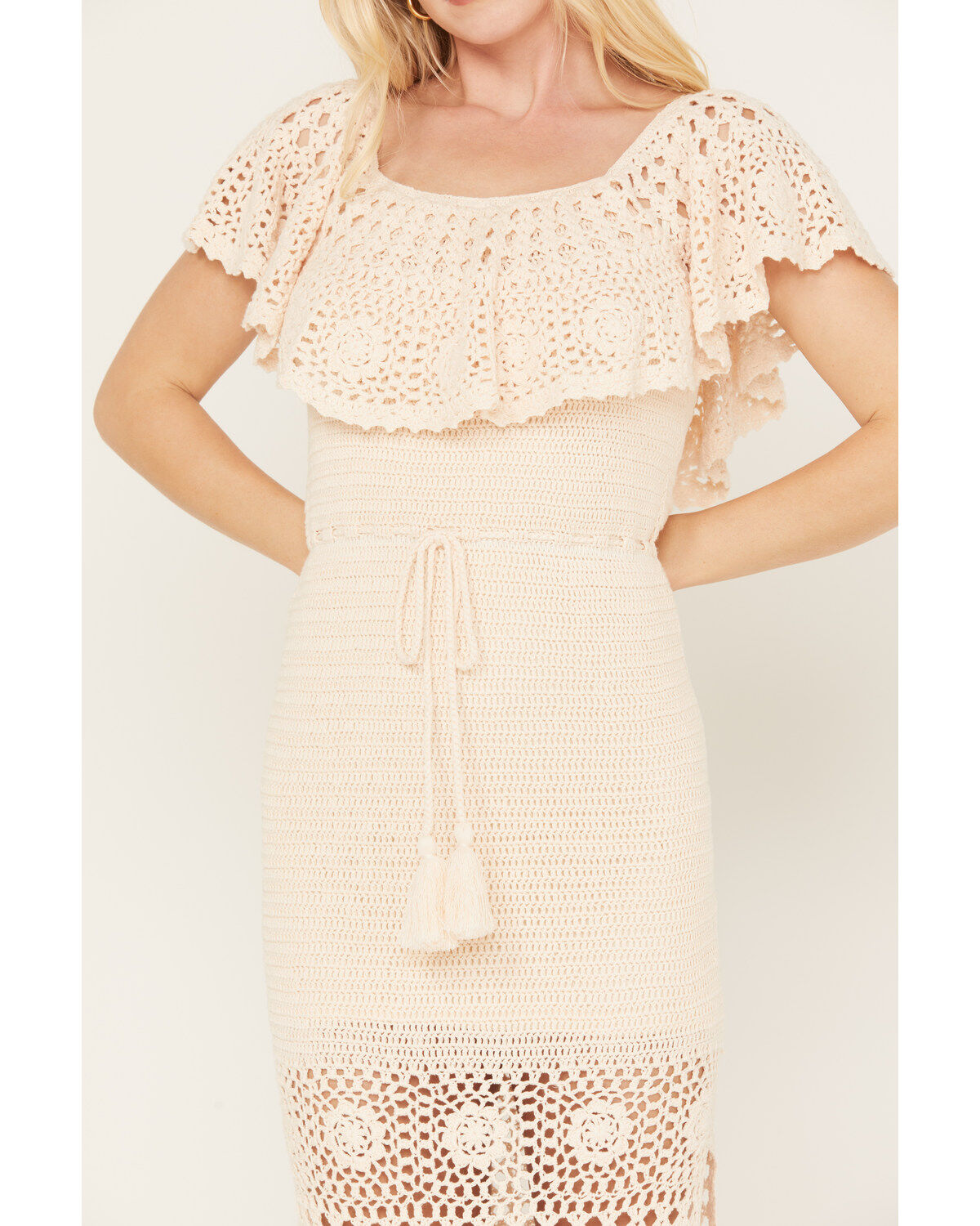 Spell Women's Iluka Crochet Midi Dress