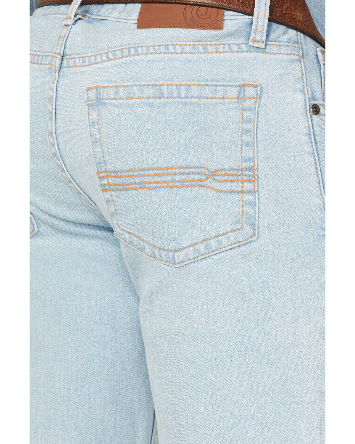 Cody James Men's Camino Light Wash Slim Straight Stretch Denim Jeans