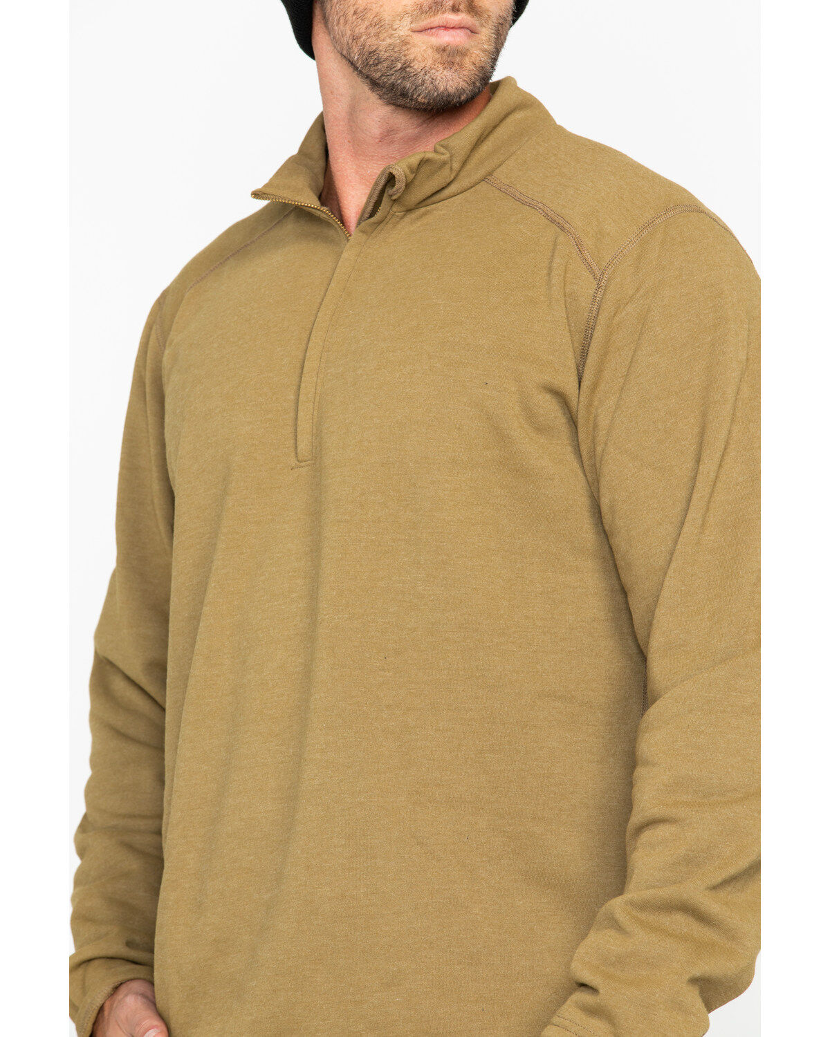 NSA Drifire Men's FR Mock Zip Fleece Work Pullover