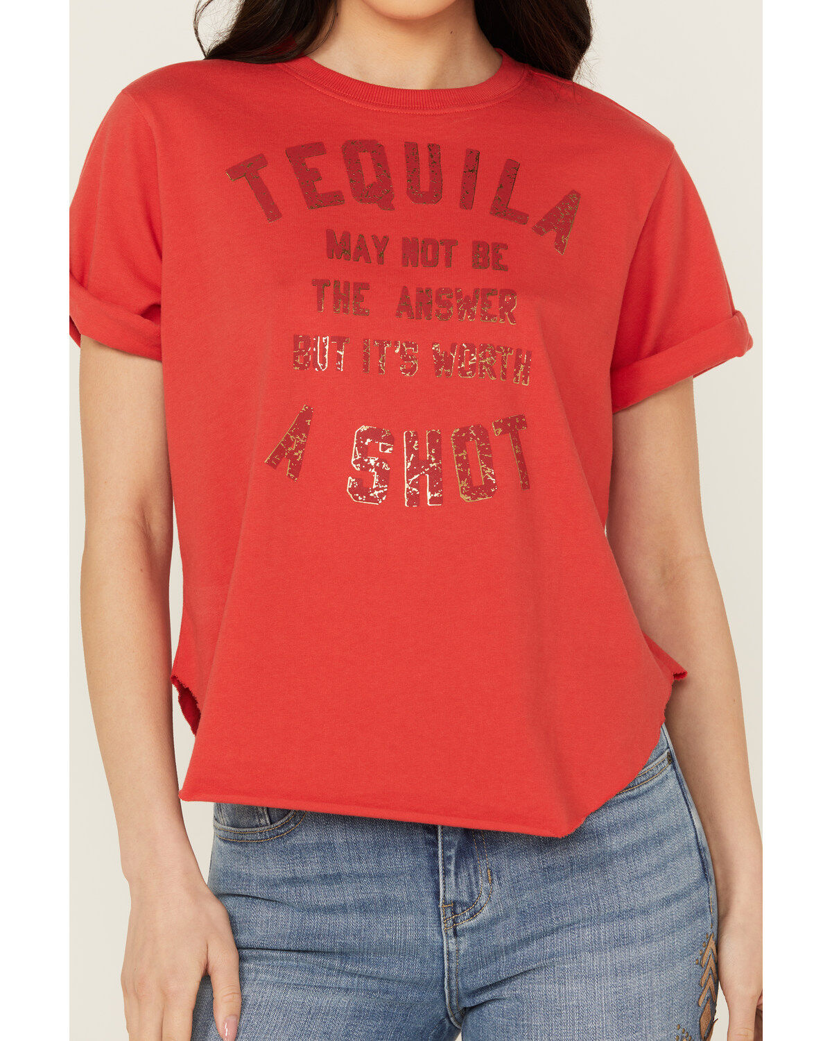 Idyllwind Women's Rundle Tequila Shot Short Sleeve Graphic Tee