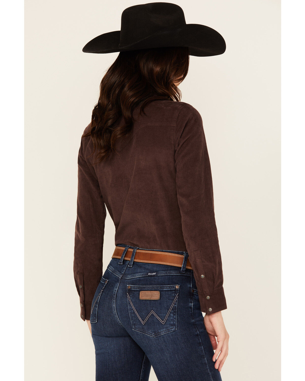 Shyanne Women's Wale Corduroy Long Sleeve Snap Western Shirt