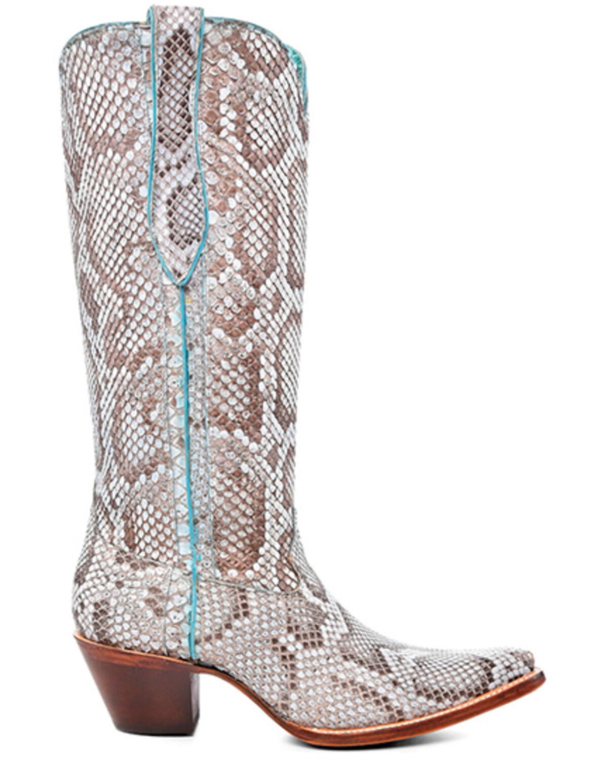 Corral Women's Exotic Python Tall Western Boots - Snip Toe