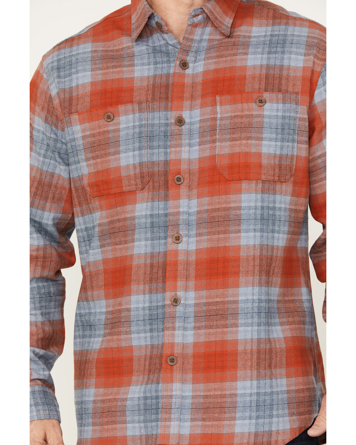 Dakota Grizzly Men's Grant Plaid Button Down Western Flannel Shirt
