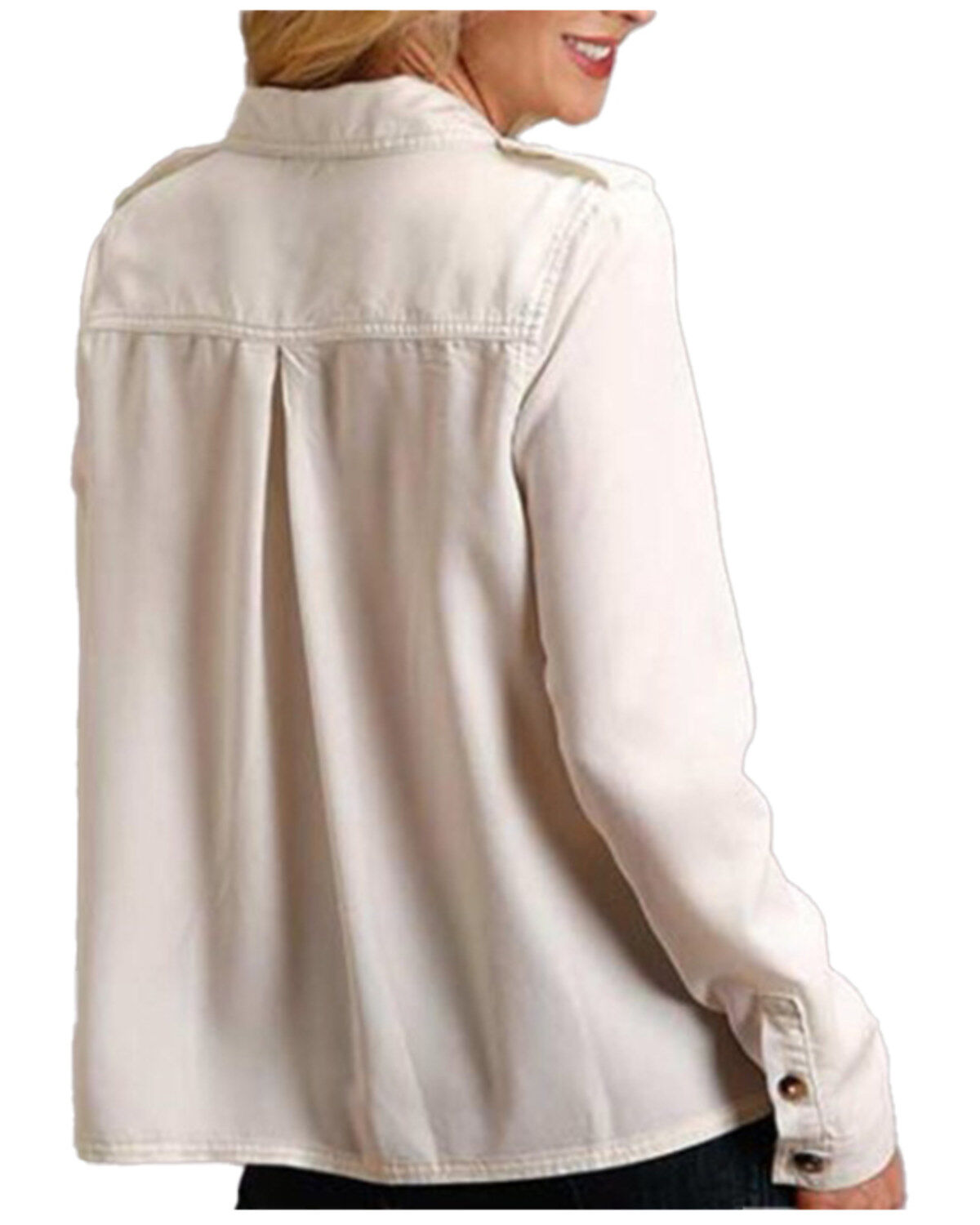Stetson Women's Lyocell Button-Front Tencel Shirt Jacket
