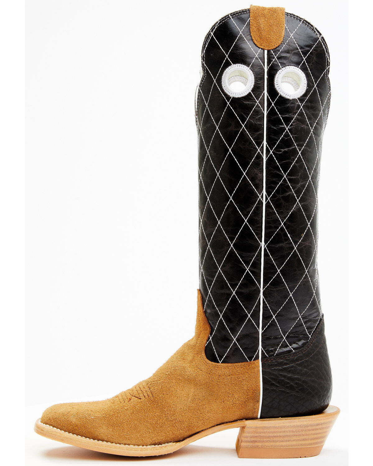 Hondo Boots Men's Roughout Western Boots - Broad Square Toe