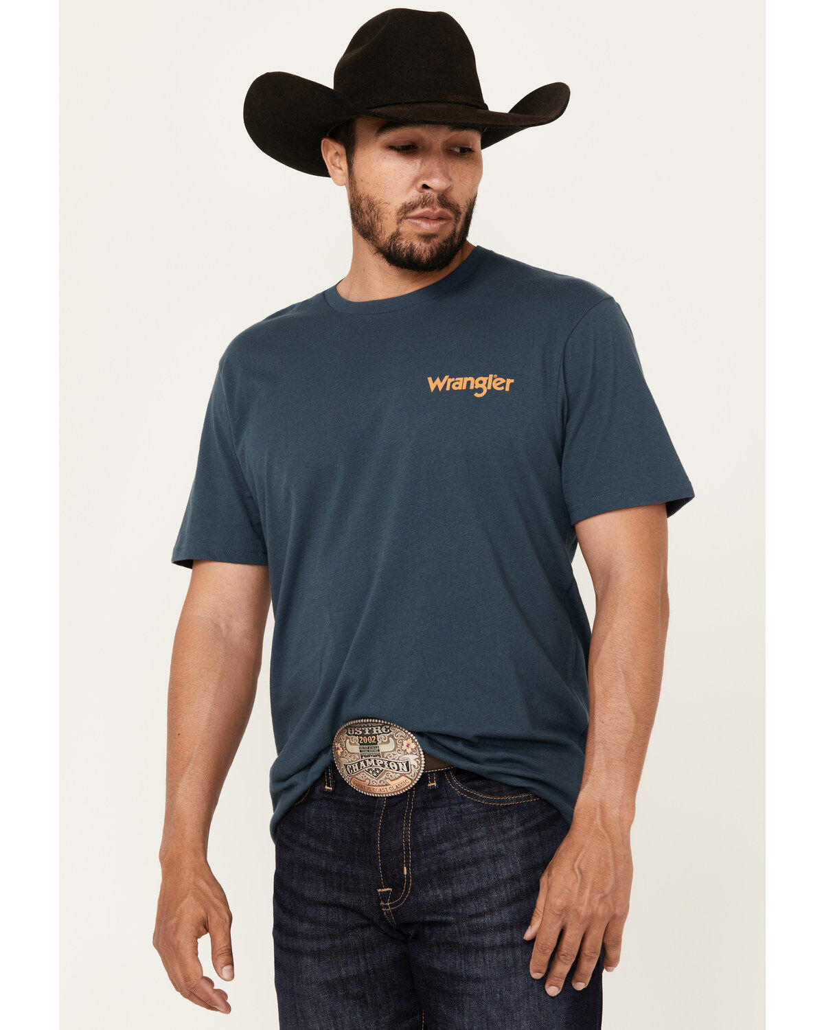 Wrangler Men's Boot Barn Exclusive Steer Head Logo Short Sleeve Graphic T-Shirt