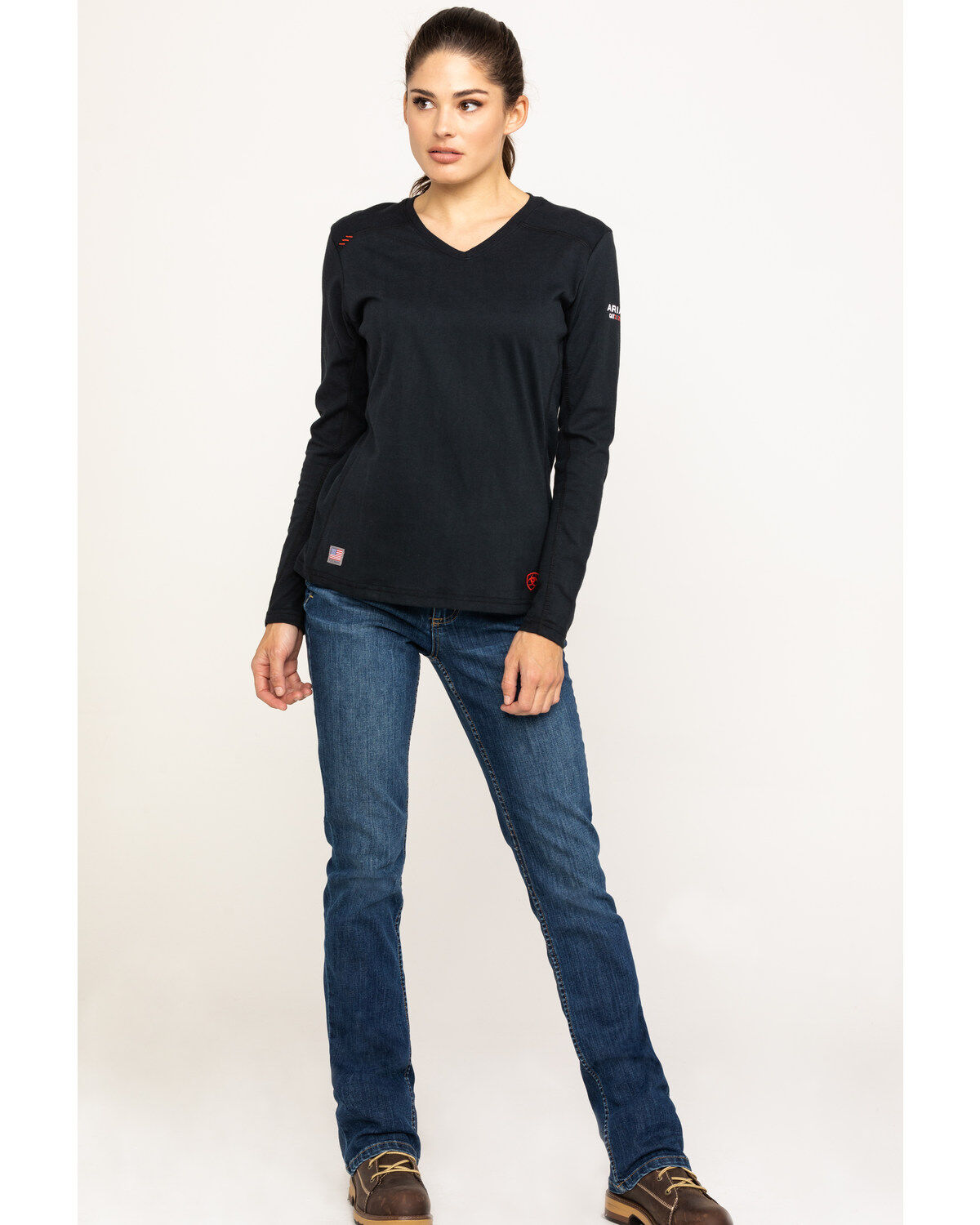 Ariat Women's FR AC Long Sleeve Work Top
