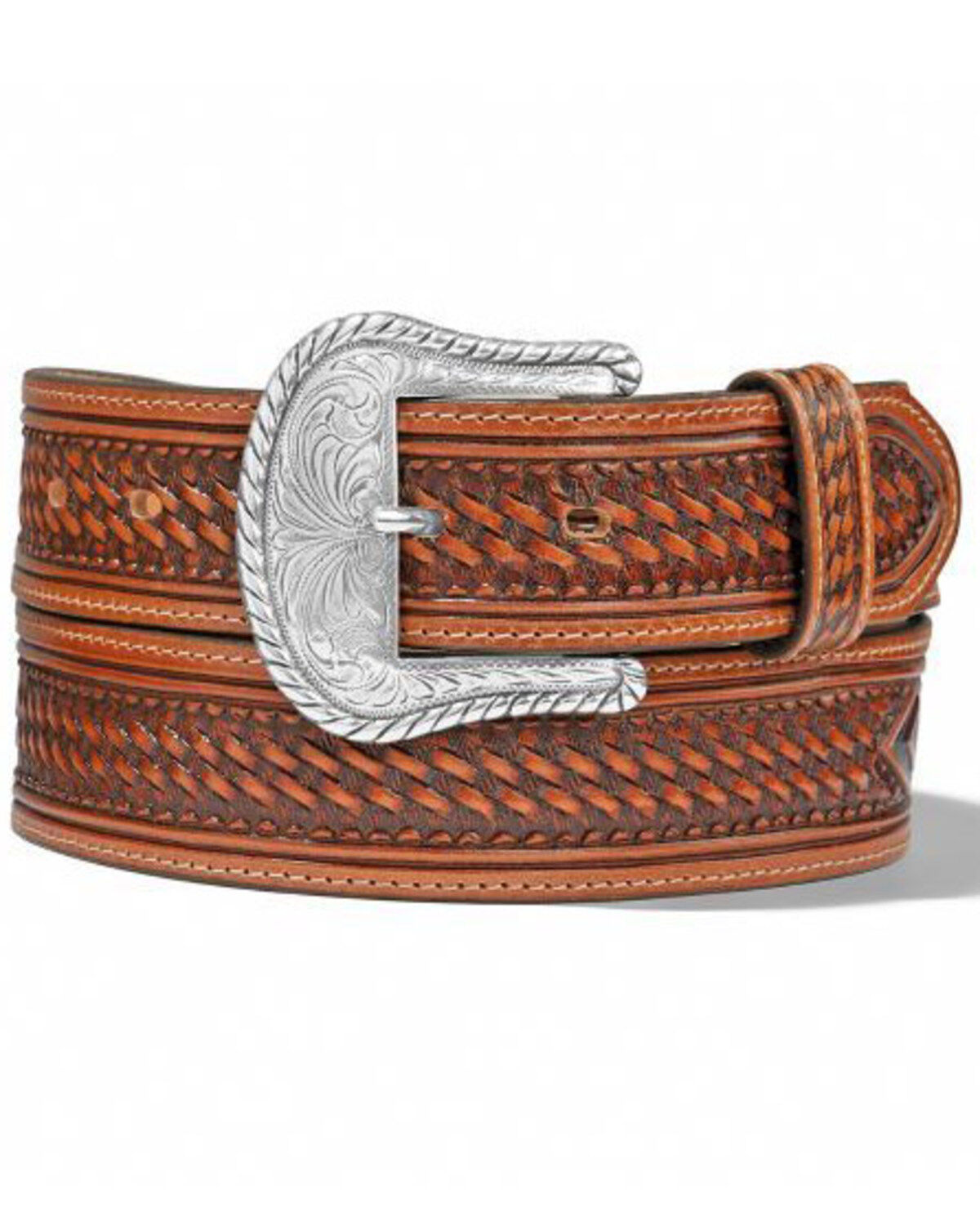 Justin Men's Sierra Sunrise Leather Belt
