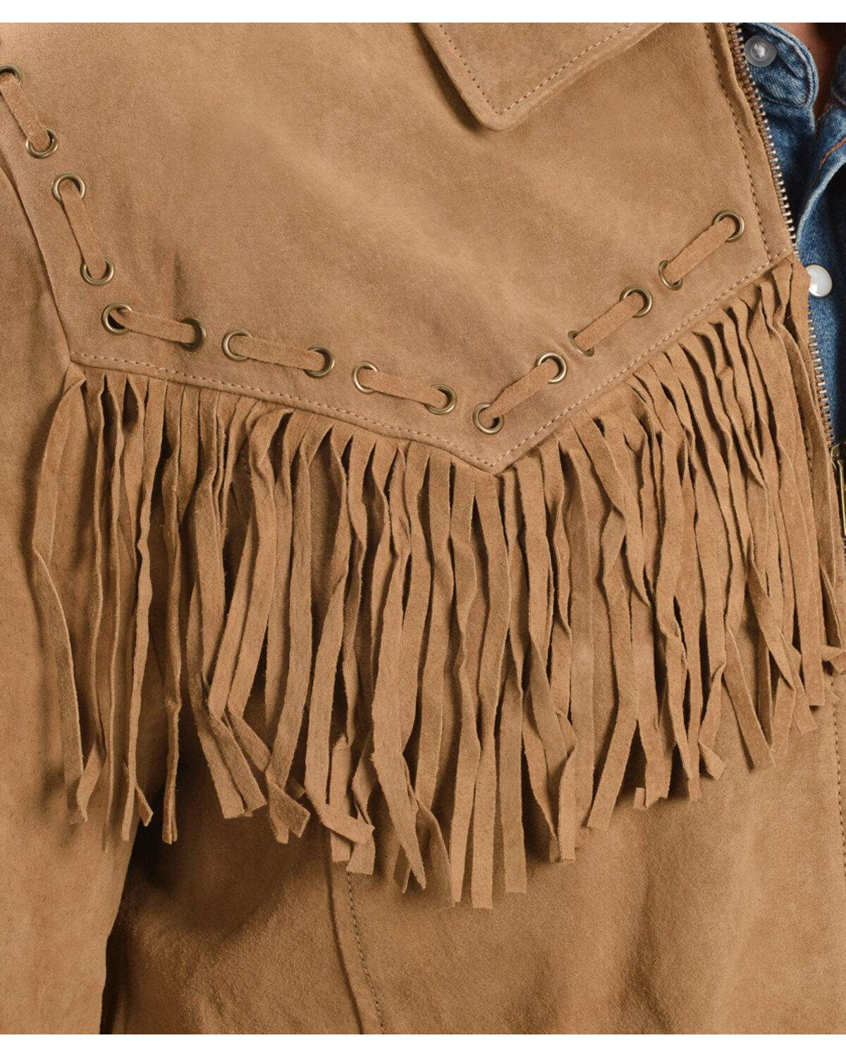 Scully Men's Boar Suede Fringe Jacket