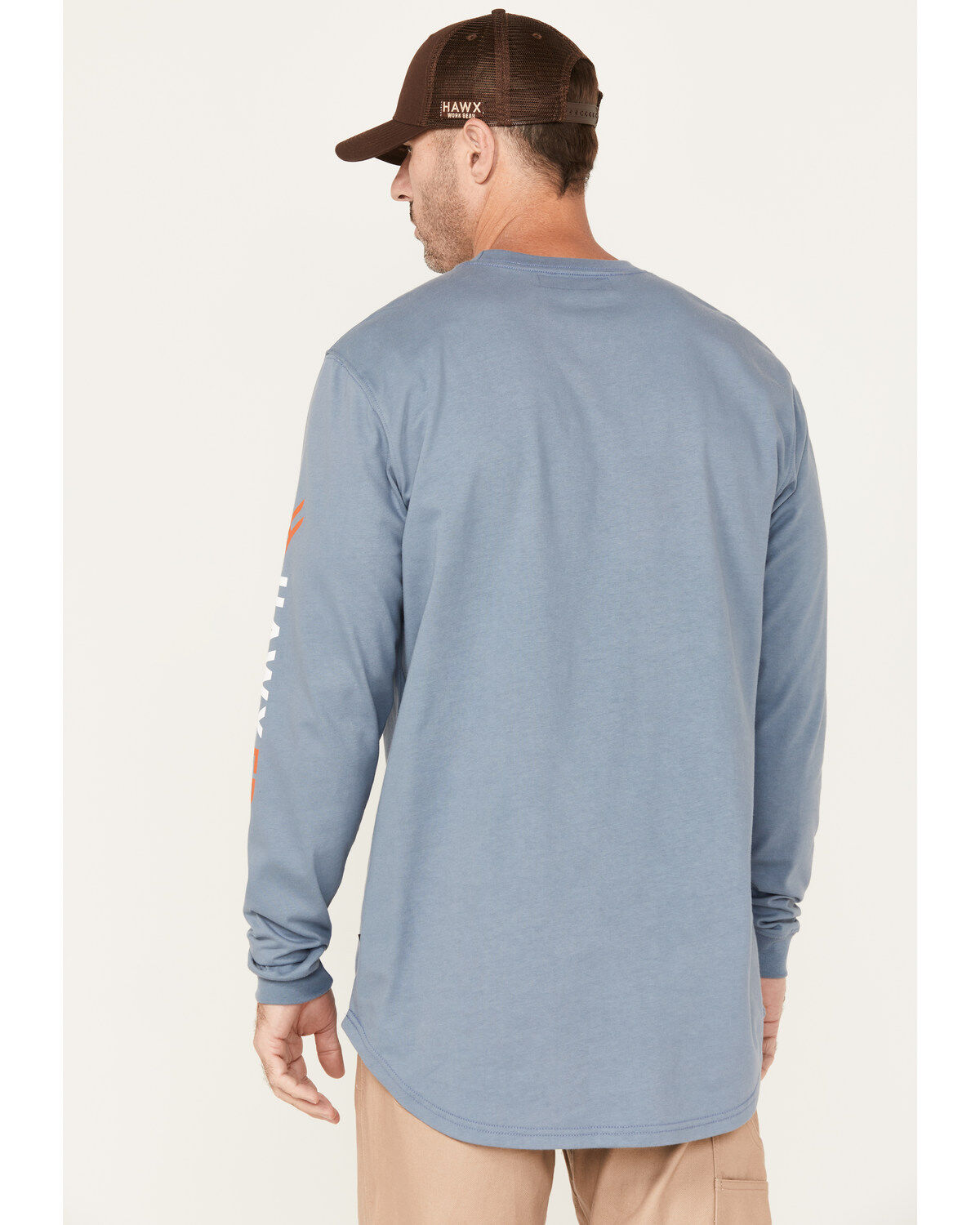 Hawx Men's FR Logo Long Sleeve Work T-Shirt®- Big & Tall