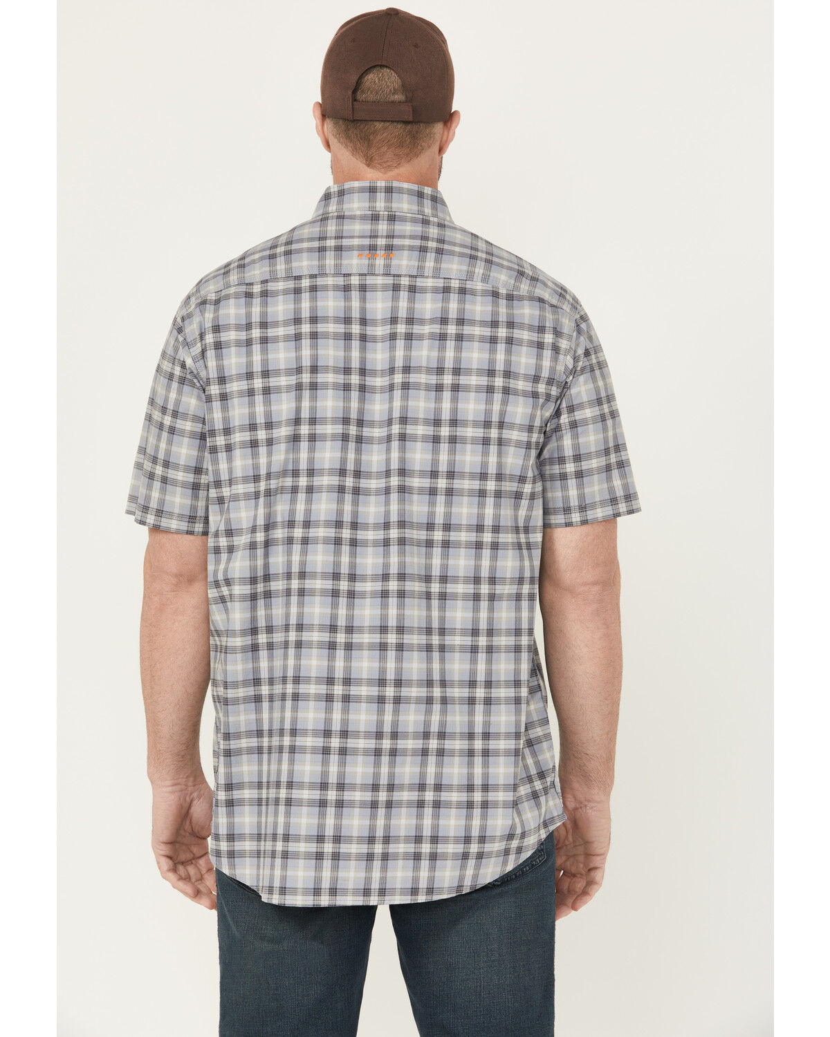 Ariat Men's Rebar Made Tough Short Sleeve Button-Down Stretch Work Shirt