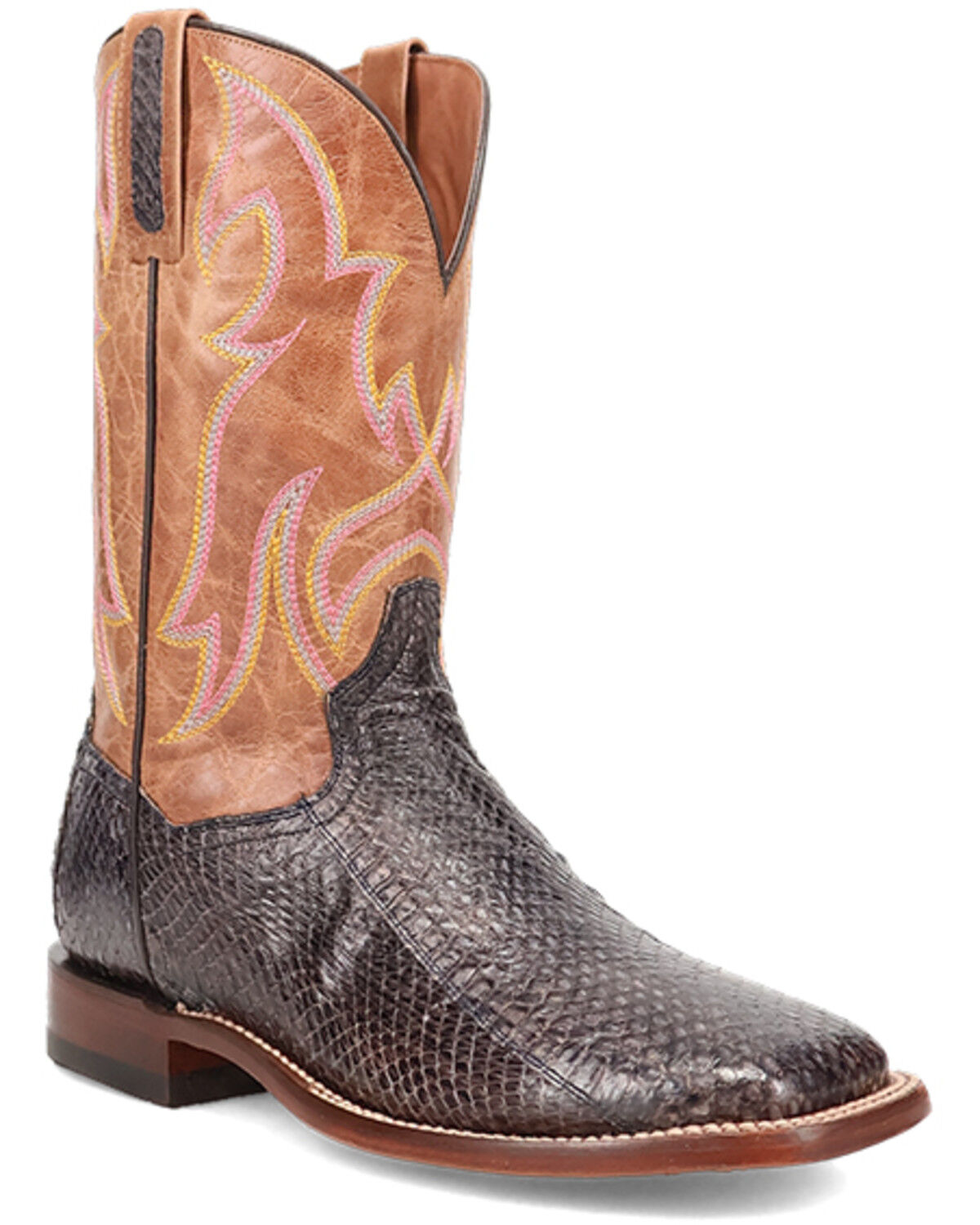 Dan Post Men's Exotic Cobra Western Boots - Broad Square Toe