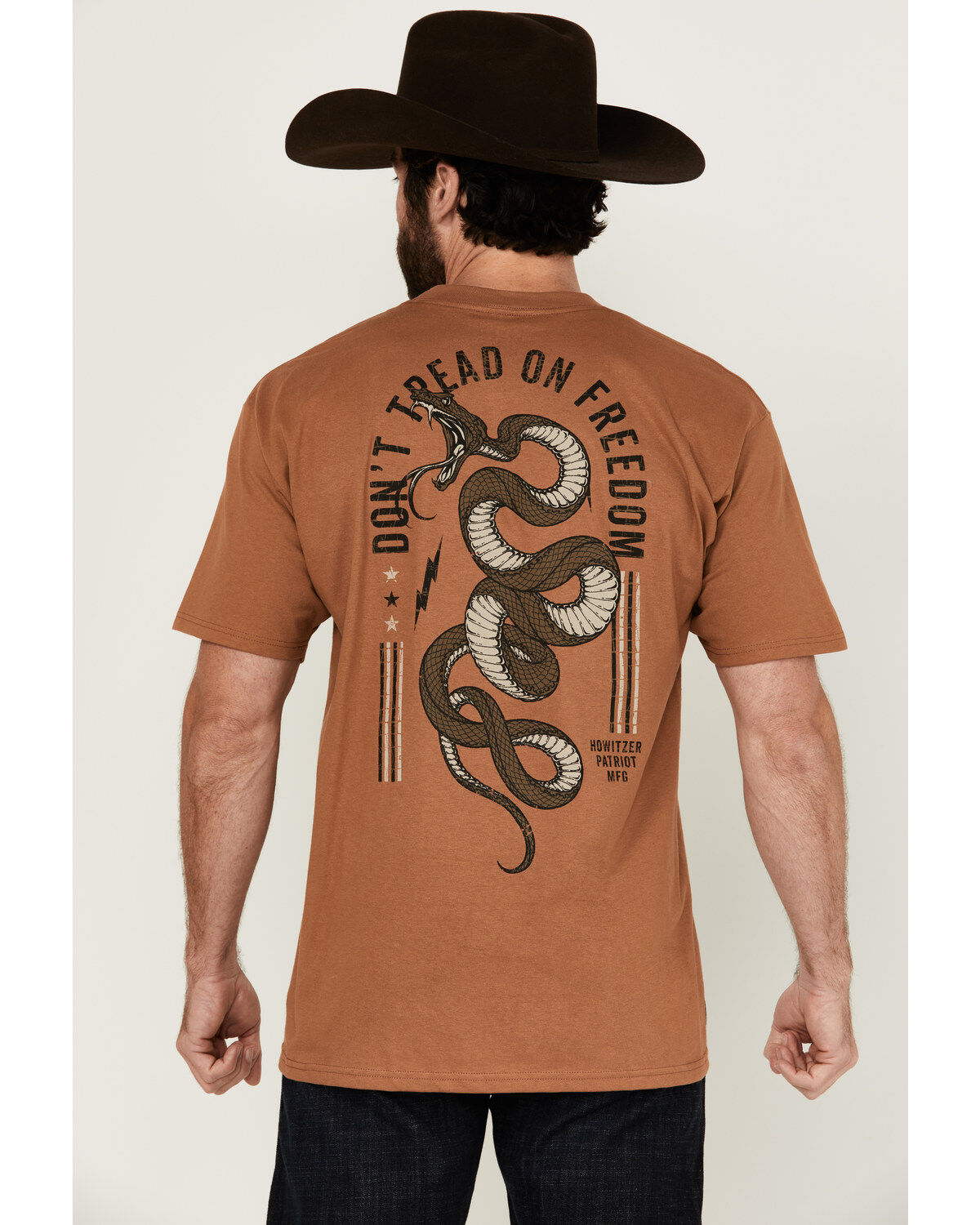 Howitzer Men's Freedom Defend Short Sleeve Graphic T-Shirt