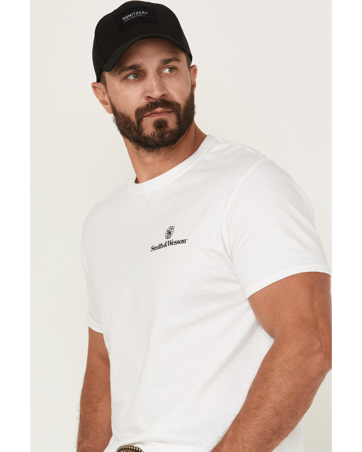 Smith & Wesson Men's Freedom Bull Skull Short Sleeve Graphic T-Shirt