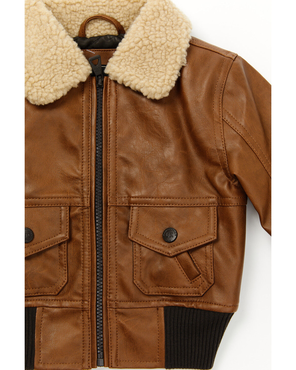 Urban Republic Infant Boys' Faux Leather Bomber Jacket