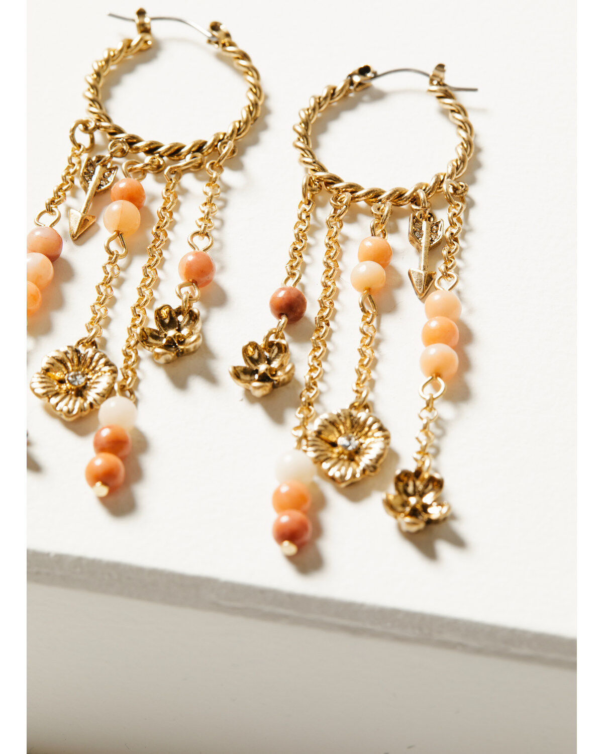 Shyanne Women's Golden Hour Hoop Beaded Earrings
