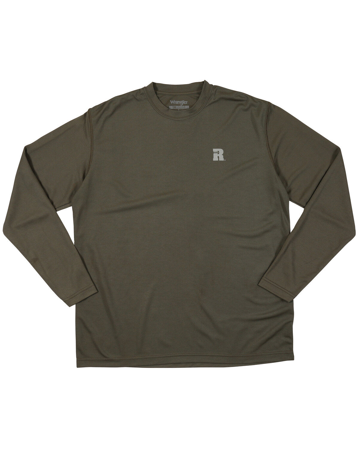 Wrangler Riggs Men's Crew Performance Long Sleeve Work T-Shirt - Big & Tall