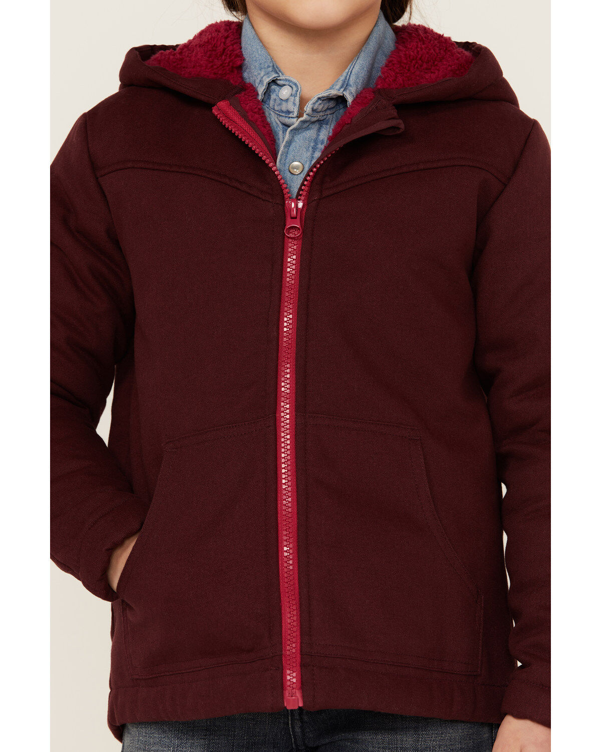 Shyanne Girls' Canvas Hooded Jacket