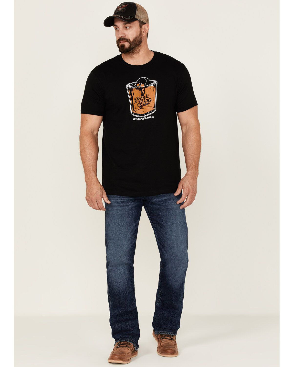 Moonshine Spirit Men's Hungover Again Graphic T-Shirt