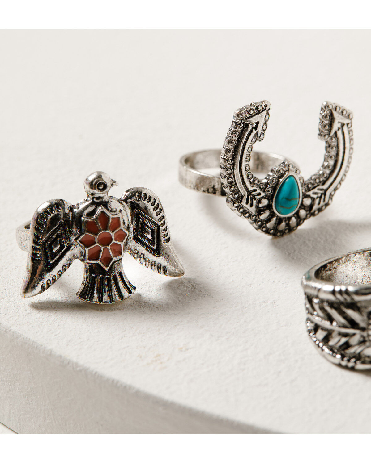 Shyanne Women's Wildflower Bloom Ring Set - 3-Piece