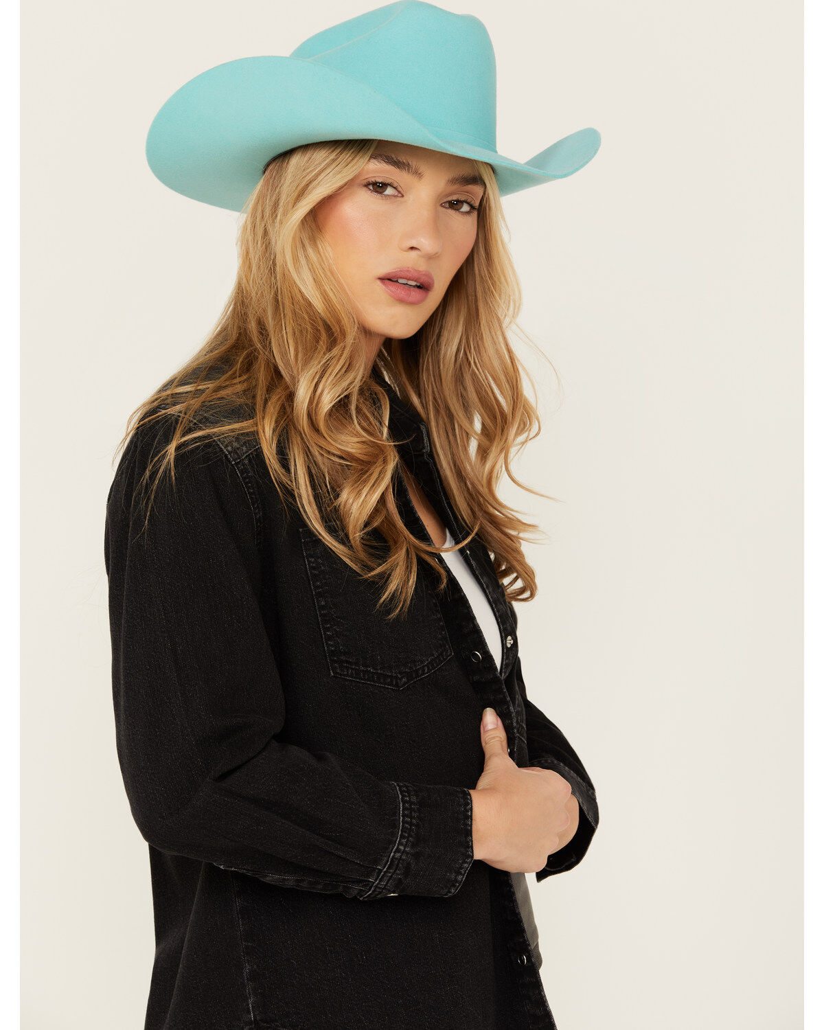 Levi's Women's Teodora Western Denim Studded Shirt